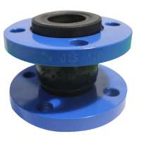 Pipe connector single flange EPDM rubber joint flanges